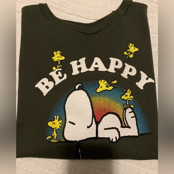 Peanuts - Snoopy's Crew Sweatshirt , cropped Size-Medium - Picture 4 of 5